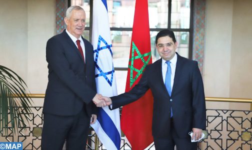 بوريطة يستقبل نائب رئيس الوزراء، وزير الدفاع الإسرائيلي